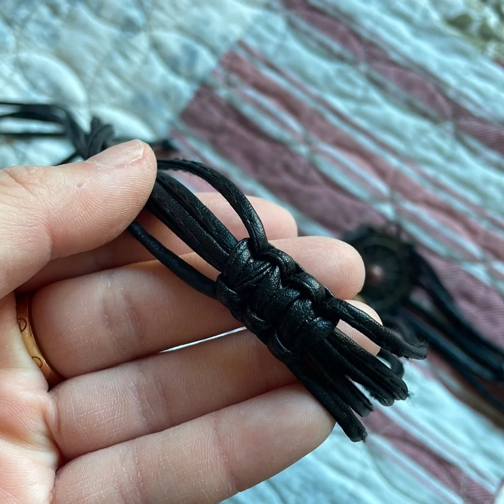 Vintage Boho Faux Leather Belt